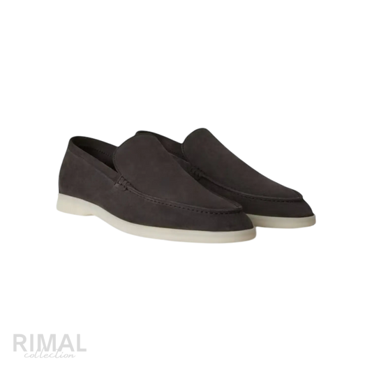 Loro Piana Summer Walk Loafers – Caviar - View 1
