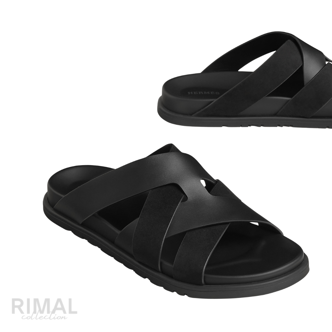 Hermès Kazimir Sandals – Black - View 2