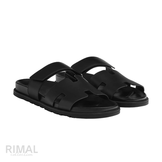 Hermès Chypre Sandals – Noir - View 1