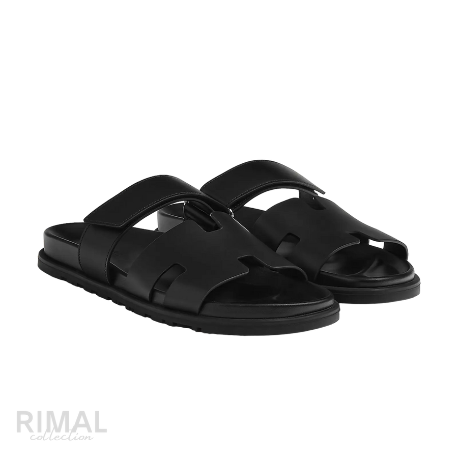 Hermès Chypre Sandals – Noir