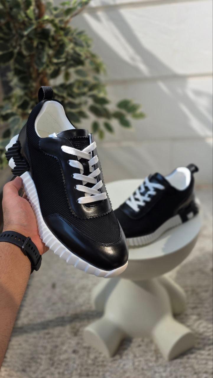 Hermès | Sporty Sneakers – Black – Product Image 2