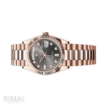 Rolex Day-Date Slate Gray Dial Watch