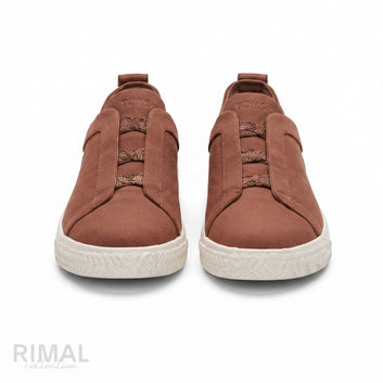 Zegna Triple Stitch SECONDSKIN Sneakers – Brown - View 1