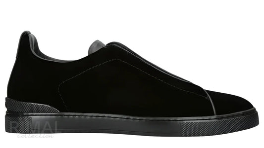 Zegna Triple Stitch Sneaker - Black Edition 4 | Men