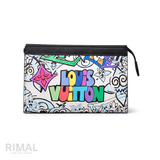 Louis Vuitton Graffiti White Multi Color Pouch
