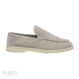 Loro Piana Footwear | Summer Walk Suede Grey