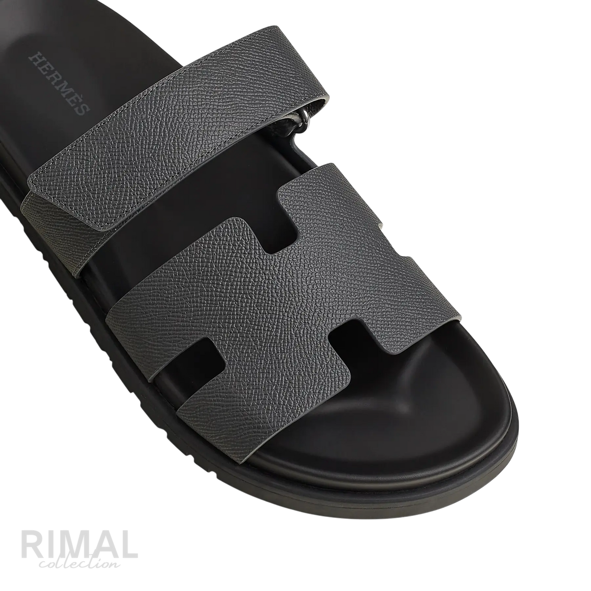 Hermès Chypre Sandals – Gris Orage - View 2