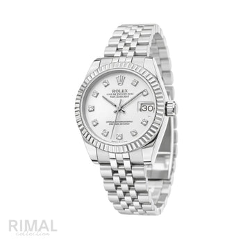 Rolex Datejust Oystersteel White Dial Watch