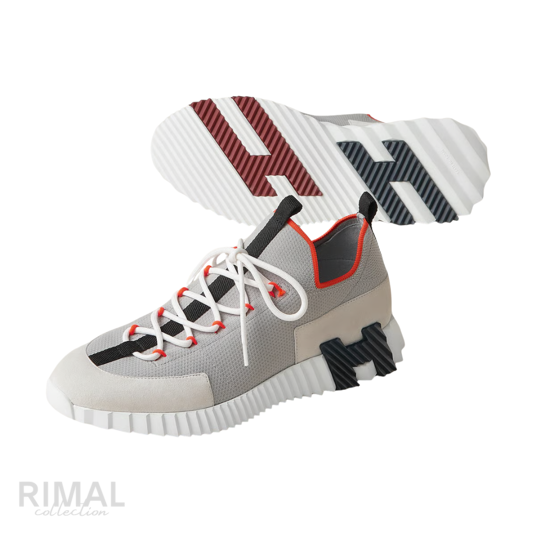 Hermès | Lift Slip-on Sneakers Multicolore Beige Galet - View 3