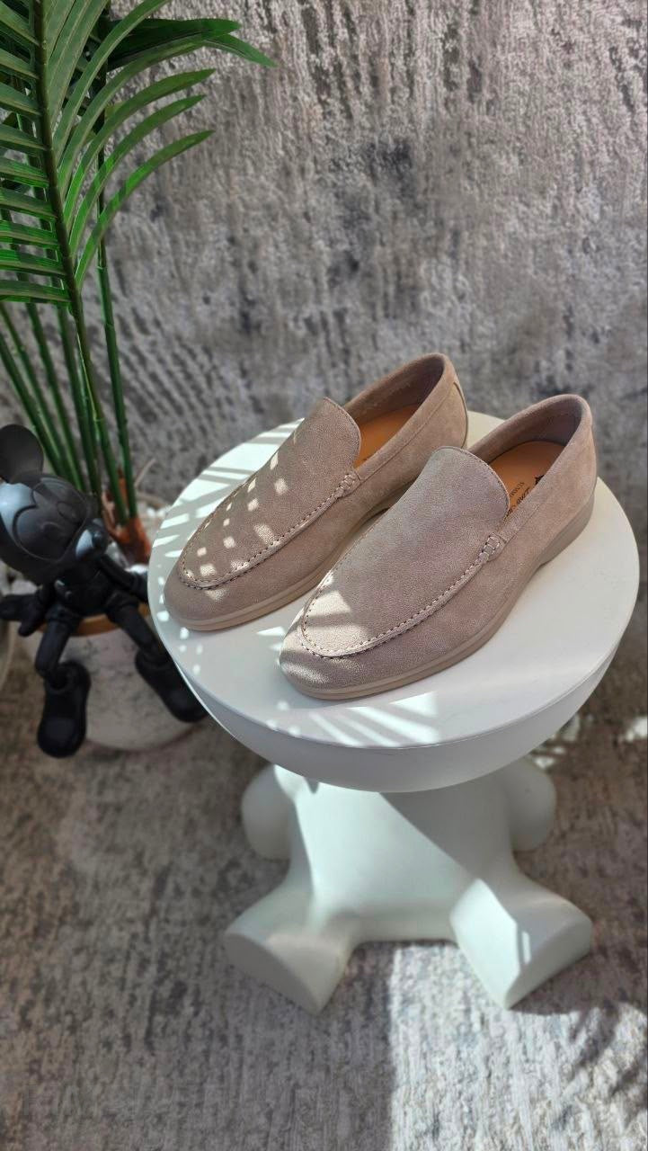 Loro Piana Classic Loafers – Beige - View 4