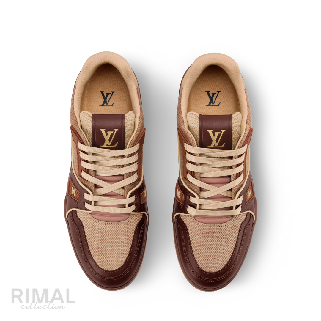 Louis Vuitton LV Trainer Sneaker – Maroon & Brown - View 2