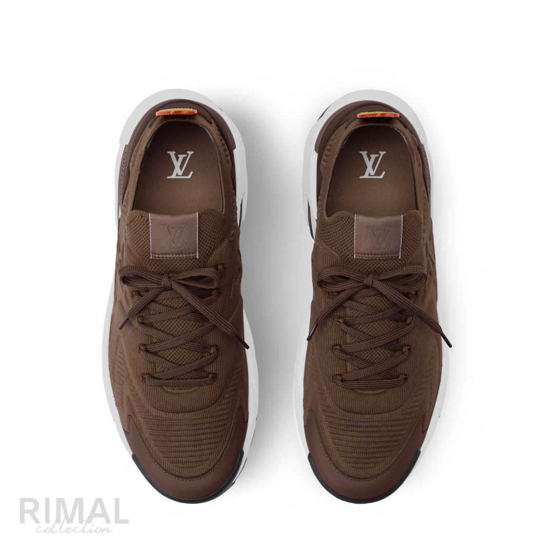 Louis Vuitton LV Runner Tatic Sneakers – Brown & White - View 2