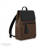 Louis Vuitton Monogram-Patterned Canvas Backpack – Brown