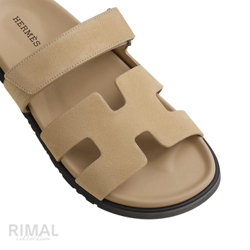 Hermès Chypre Sandals – Beige Lin - View 2
