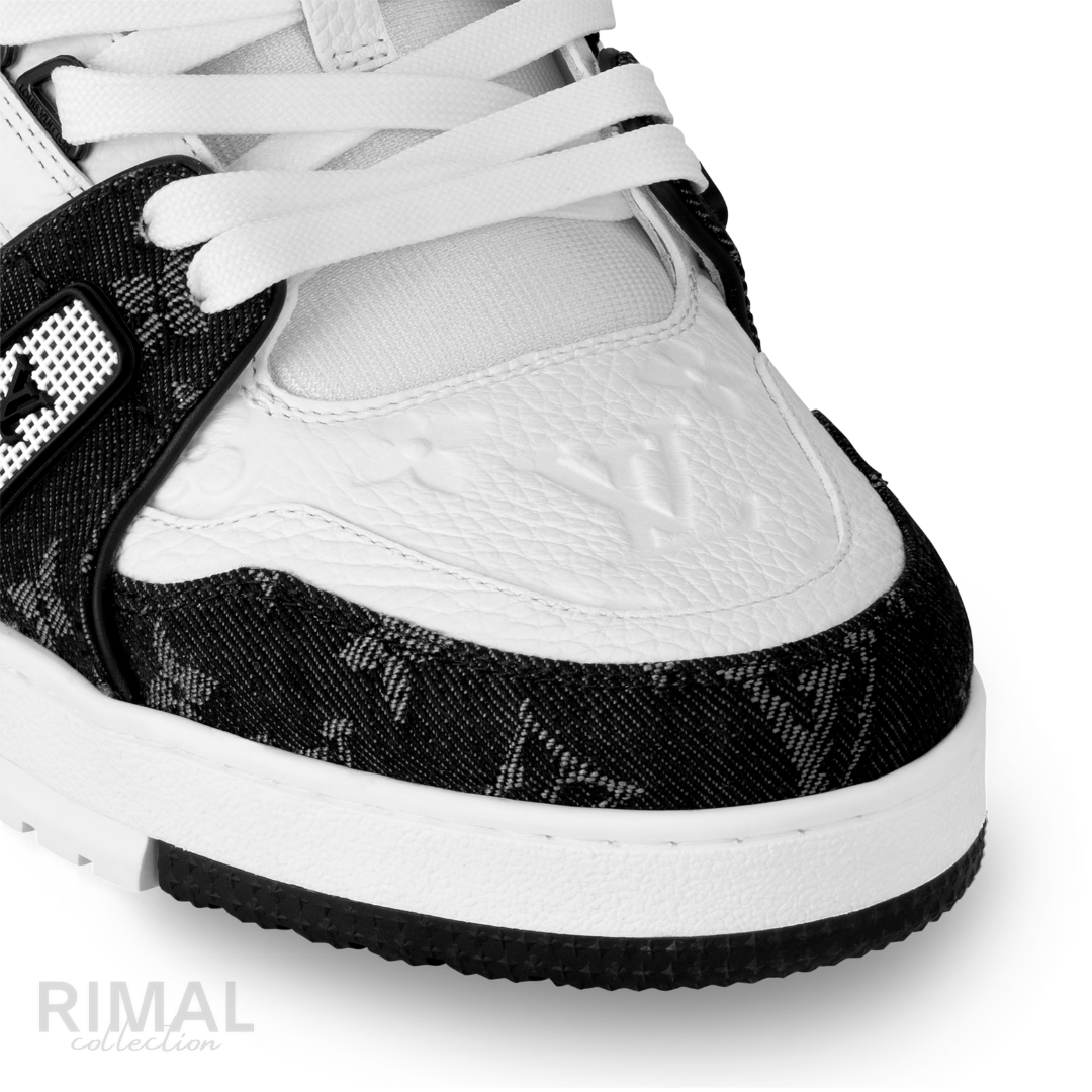 Louis Vuitton LV Trainer Sneakers – Black & White - View 2