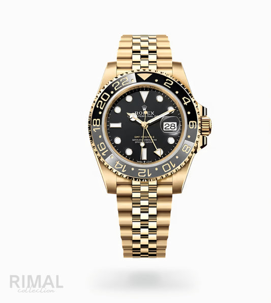 Rolex | Gmt Master Ii Oystersteel Watch – Black / Grey – Product Image 1