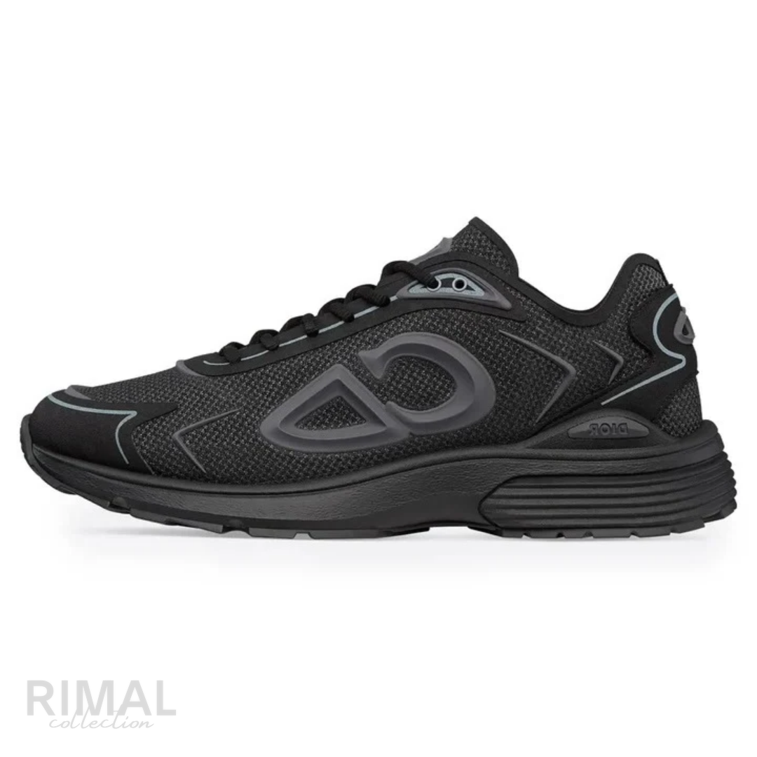 Dior | B30 Countdown Nylon Tech Black Trainers - View 1