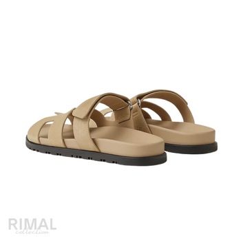 Hermès Chypre Sandal – Beige Lin – View 2