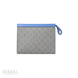 Louis Vuitton Pochette Voyage Pouch – Grey & Blue