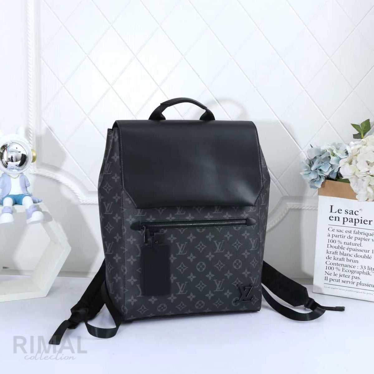 Louis Vuitton | Takeoff Backpack LV Aerogram Backpack – Black – Product Image 1