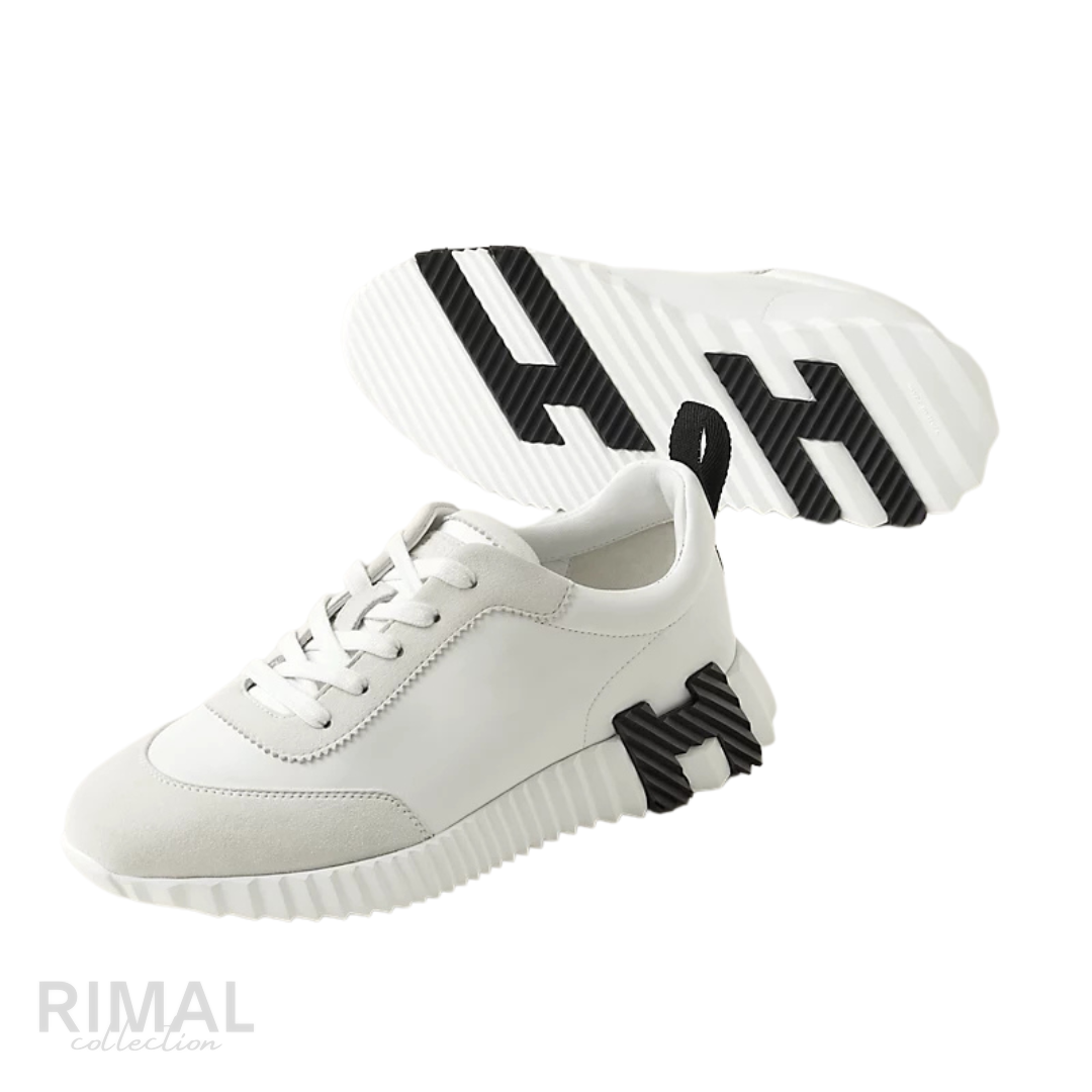 Hermès Bouncing Sneakers – Smooth White - View 3