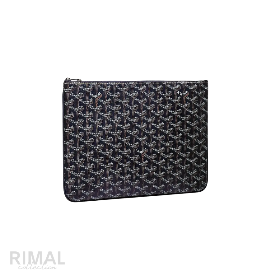 Goyard Senat Pouch – Navy Blue