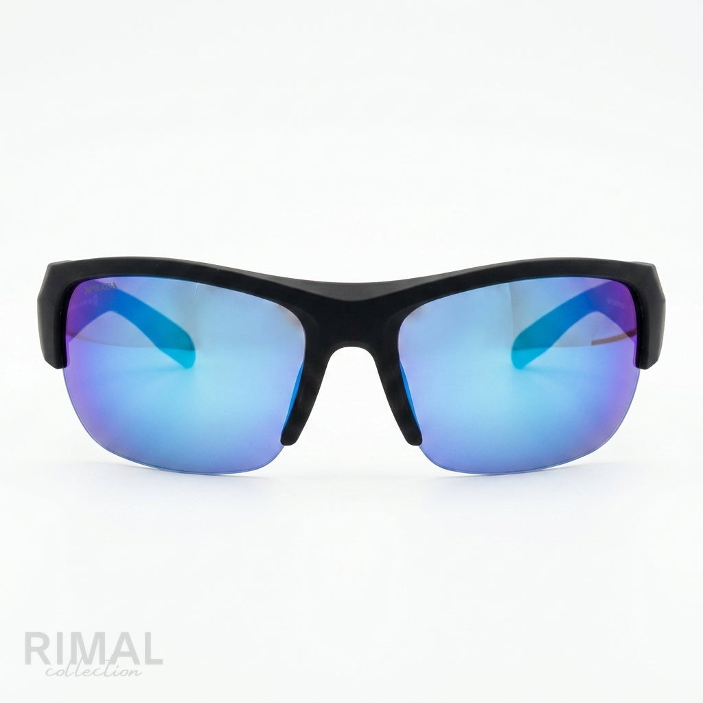 Prada Sport Sunglasses Linea Rossa – Vibrant Blue Mirror Lens - View 1