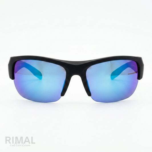 Prada Sport Sunglasses Linea Rossa – Vibrant Blue Mirror Lens - View 1