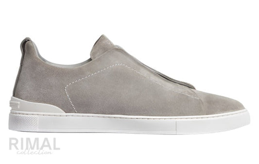 Zegna Triple Stitch Sneaker - Grey | Men