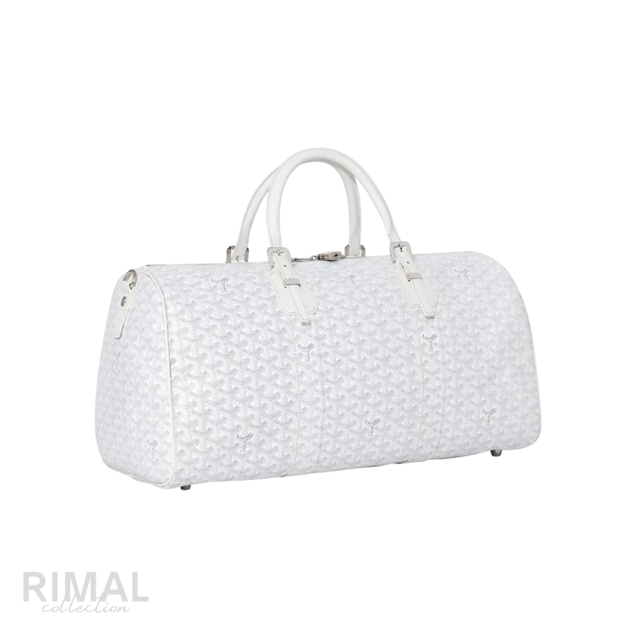 Goyard Boston 50 Bag White