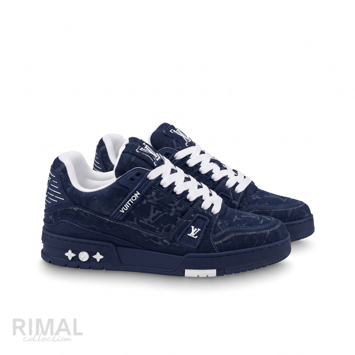Louis Vuitton LV Trainer Sneakers – Dark Blue - View 1
