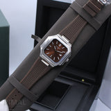 Patek Philippe | Cubitus Ref. 5821 1A Alligator Custom Watch – White / Black