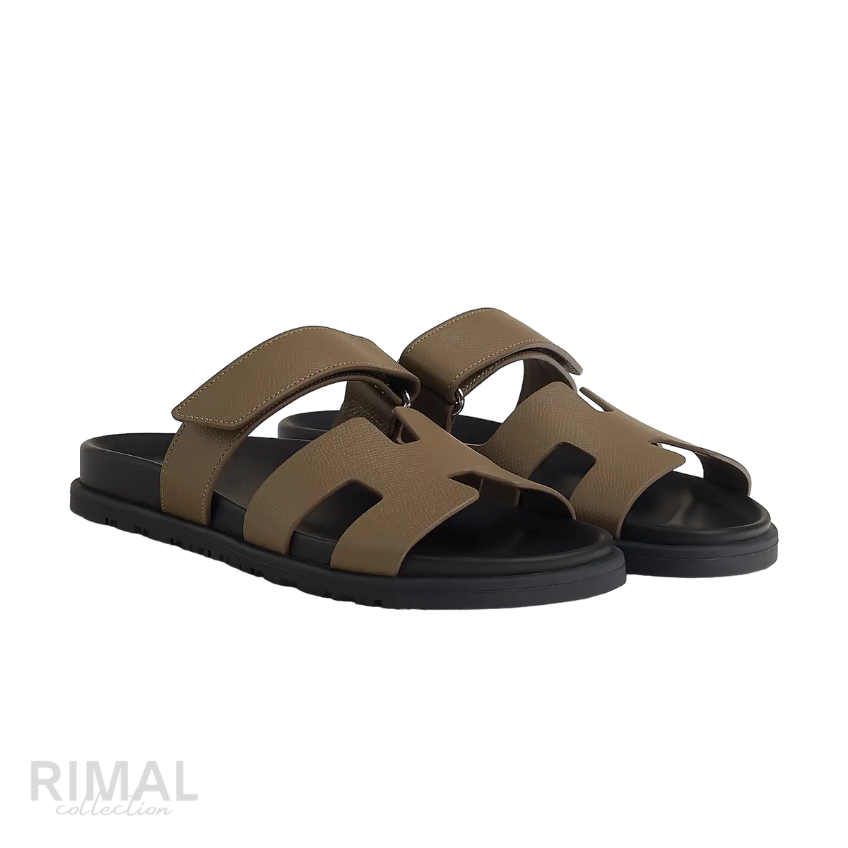 Hermès Chypre Sandals – Étoupe - View 1