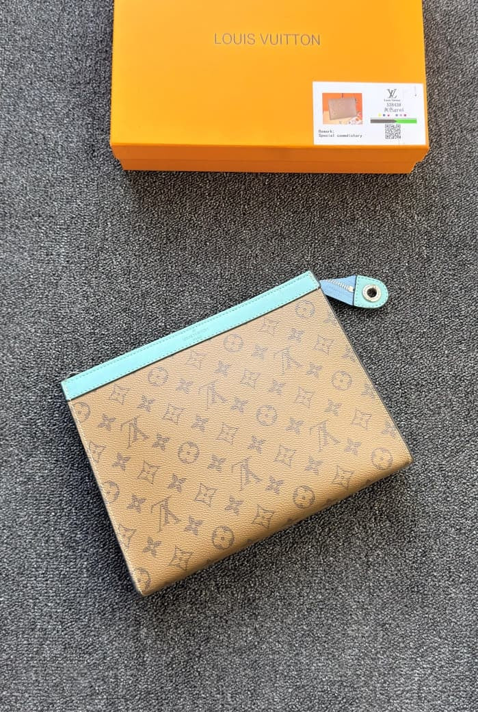 Louis Vuitton | Monogram Sketch Pouch – Navy / White – Product Image 1
