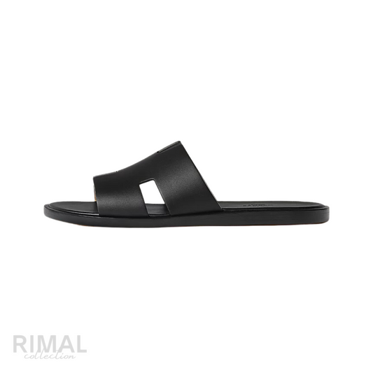 Hermès Izmir Sandal – Black – View 1