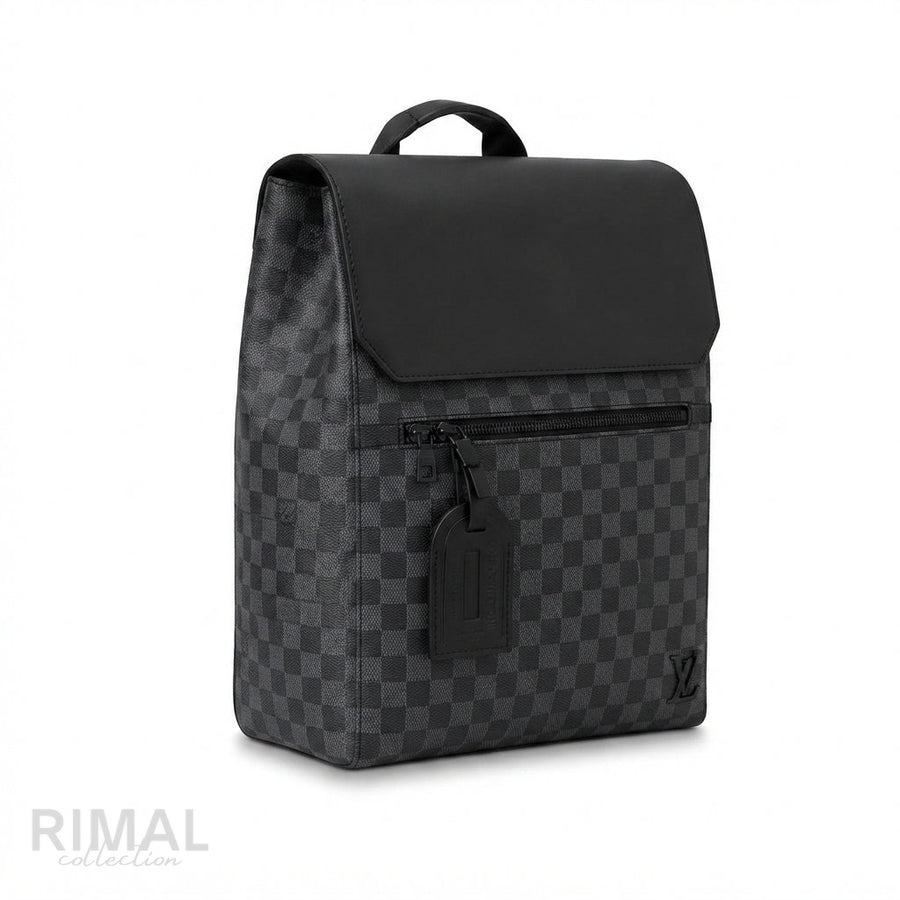 Louis Vuitton Backpack – Grey & Black