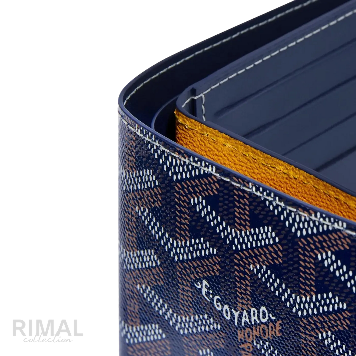 Goyard Victoire Wallet Navy Blue - View 2