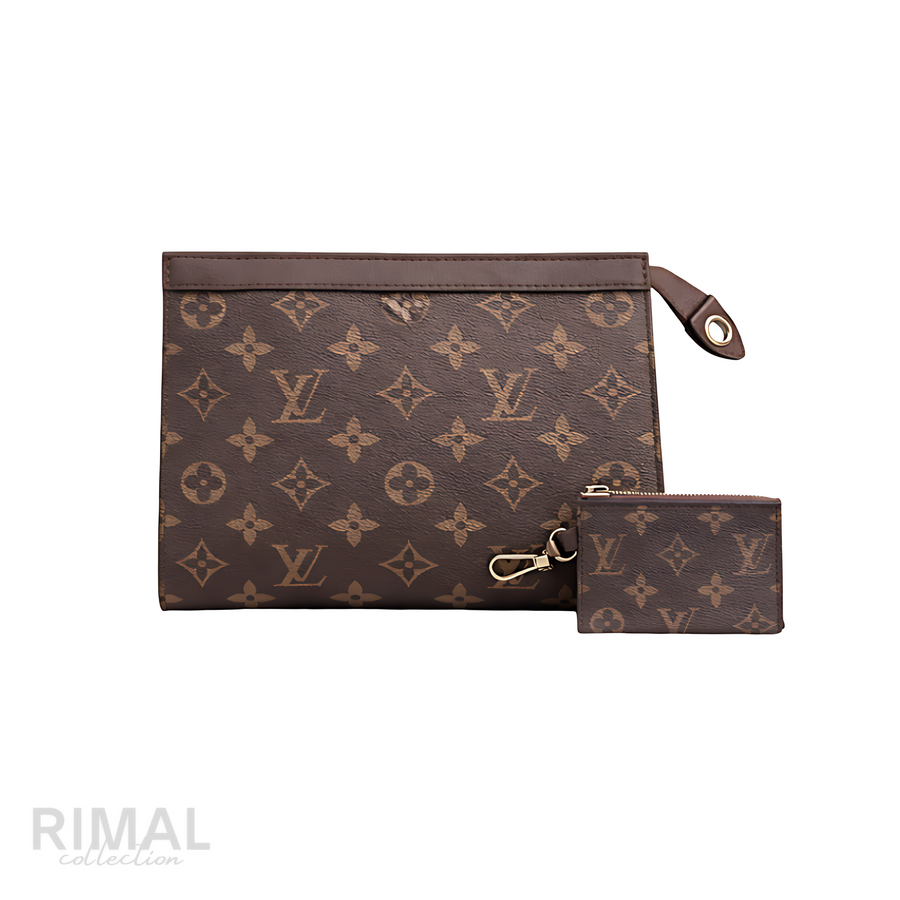 حقيبة لوي فيتون LV الصغيرة باللون البني الداكن