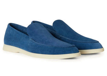 Loro Piana Summer Walk Navy Blue Loafer | Men