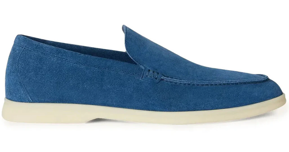 Loro Piana Summer Walk Loafer - Navy Blue | Men