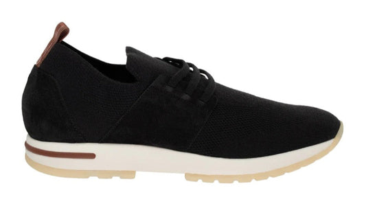 Loro Piana Sneakers Made Of Textile For Men Black - Black | Men