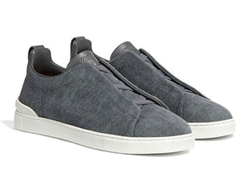Zegna Triple Stitch Sneaker - Canvas | Men